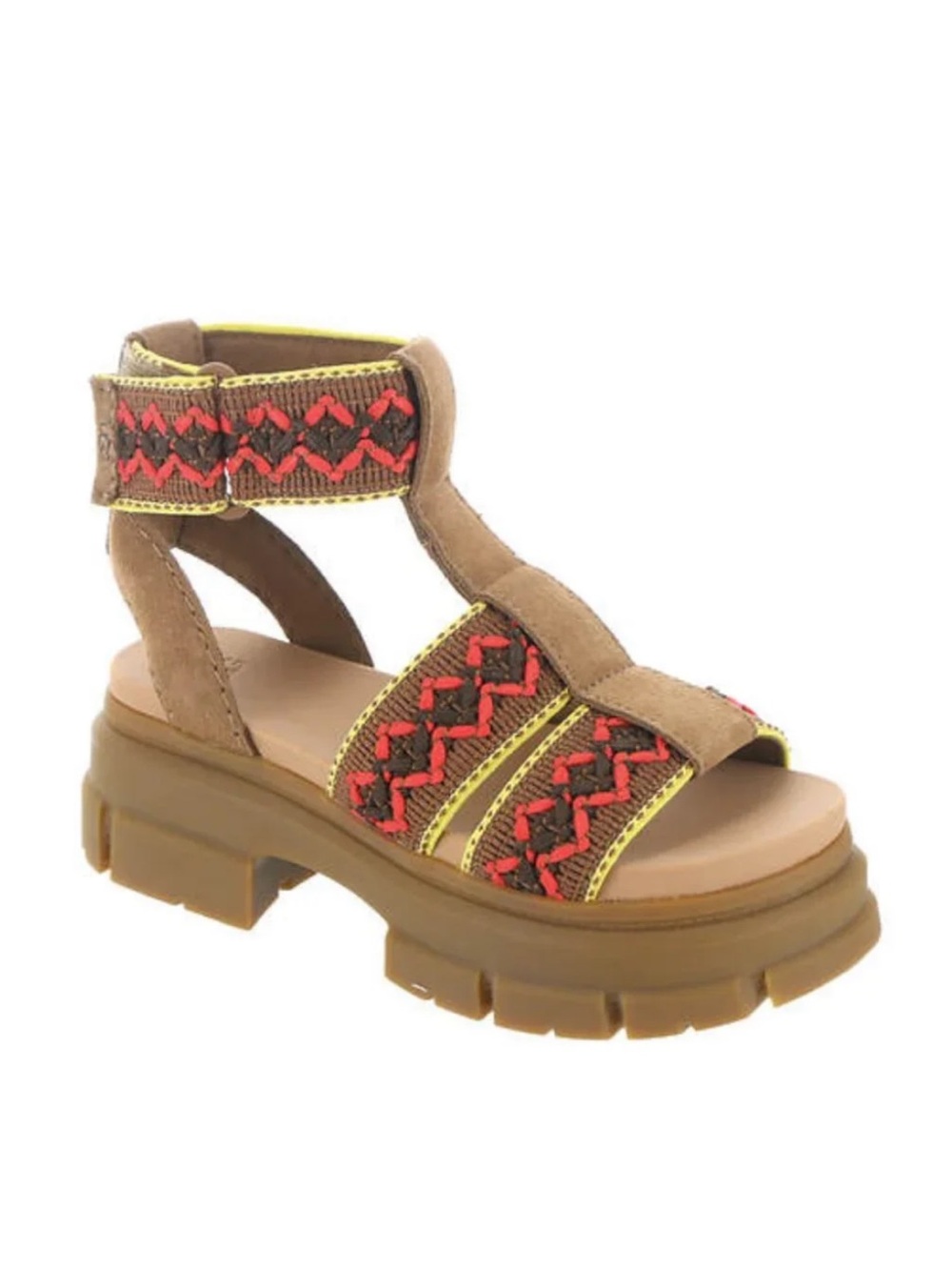 UGG  Boho Brown Platform Sandals Size 8.5 Ugg Ashton Size 8.5